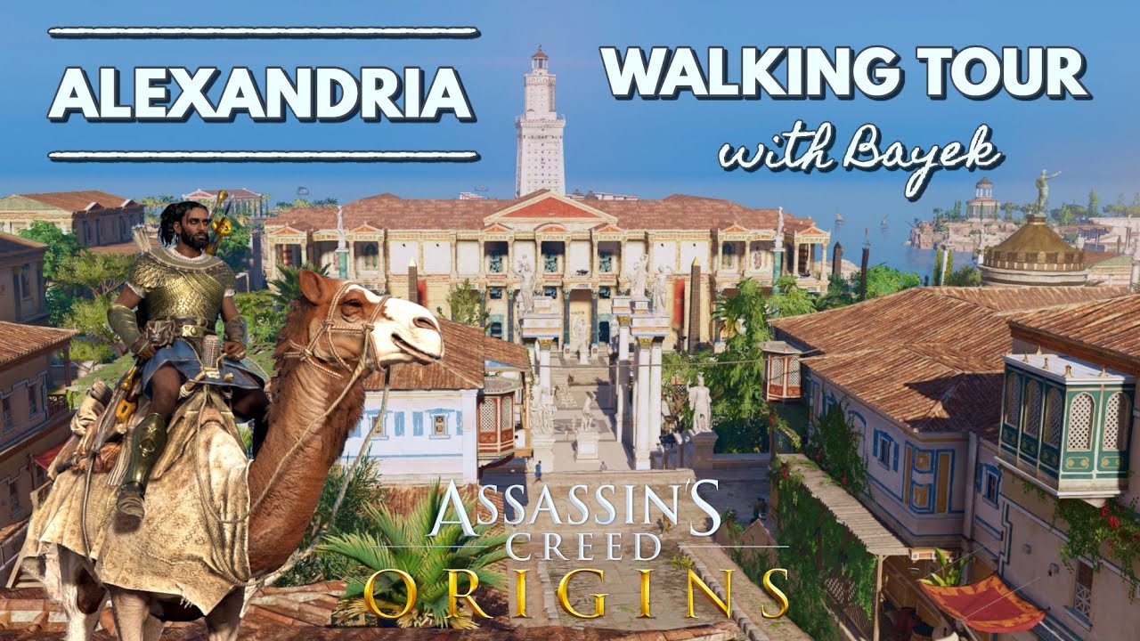 Exploring ALEXANDRIA & Hippodrome | WALKING TOUR Bird's Eye View Rooftops Free Roam Day Night No HUD