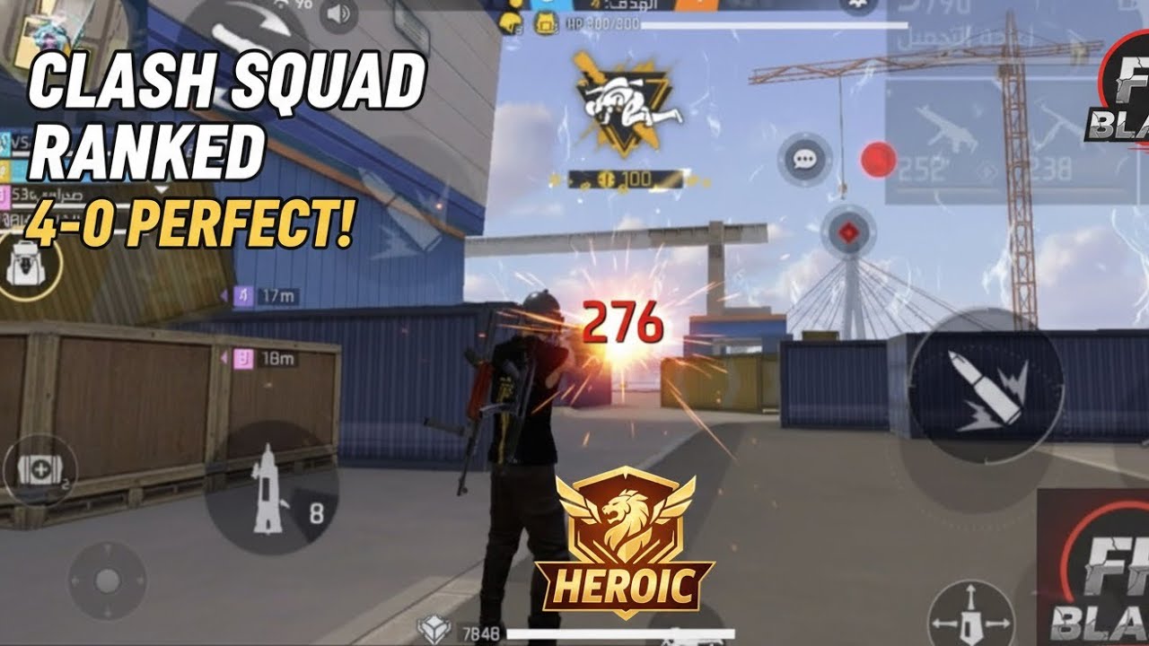 CLASH SQUAD RANKED 4-0 RUSH! 🤯 Best Budget Strategy to END Games FAST! (FF Blast