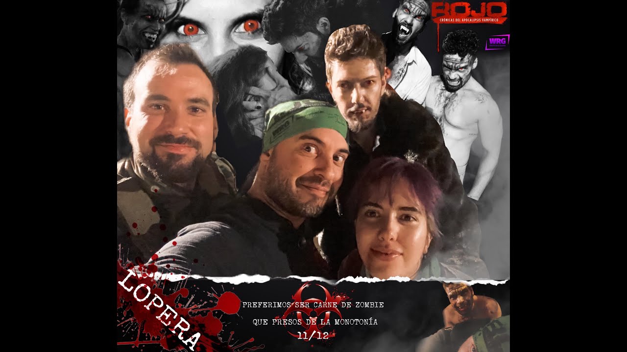 ROJO LOPERA - de las novelas de CARLOS SISI por WORLD REAL GAMES - SURVIVAL ZOMBIE