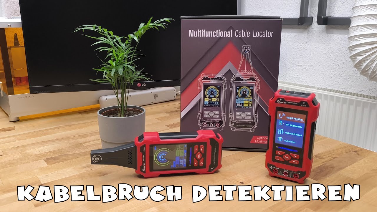 Kabelbruch finden: ToolTop ET836 Kabeltester, Locator, Wire Tracker, NCV, Multimeter