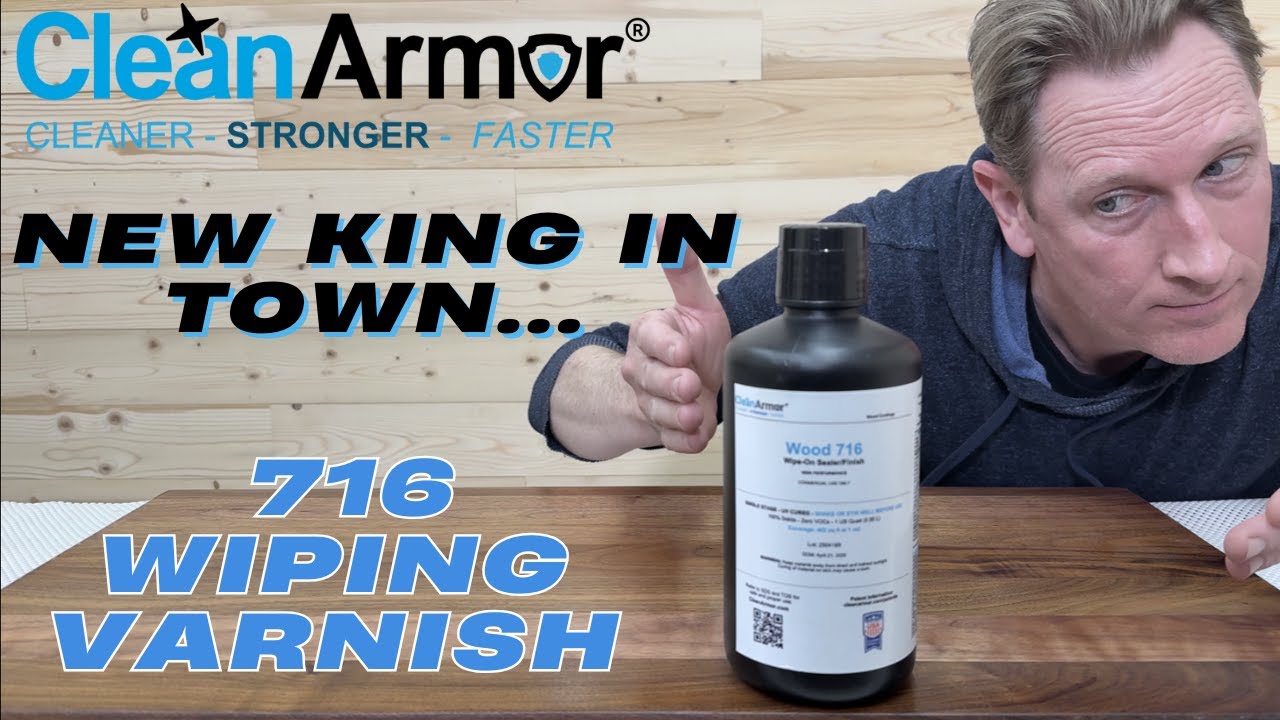 Clean Armor 716 UV Wiping Varnish Part 1 of 2