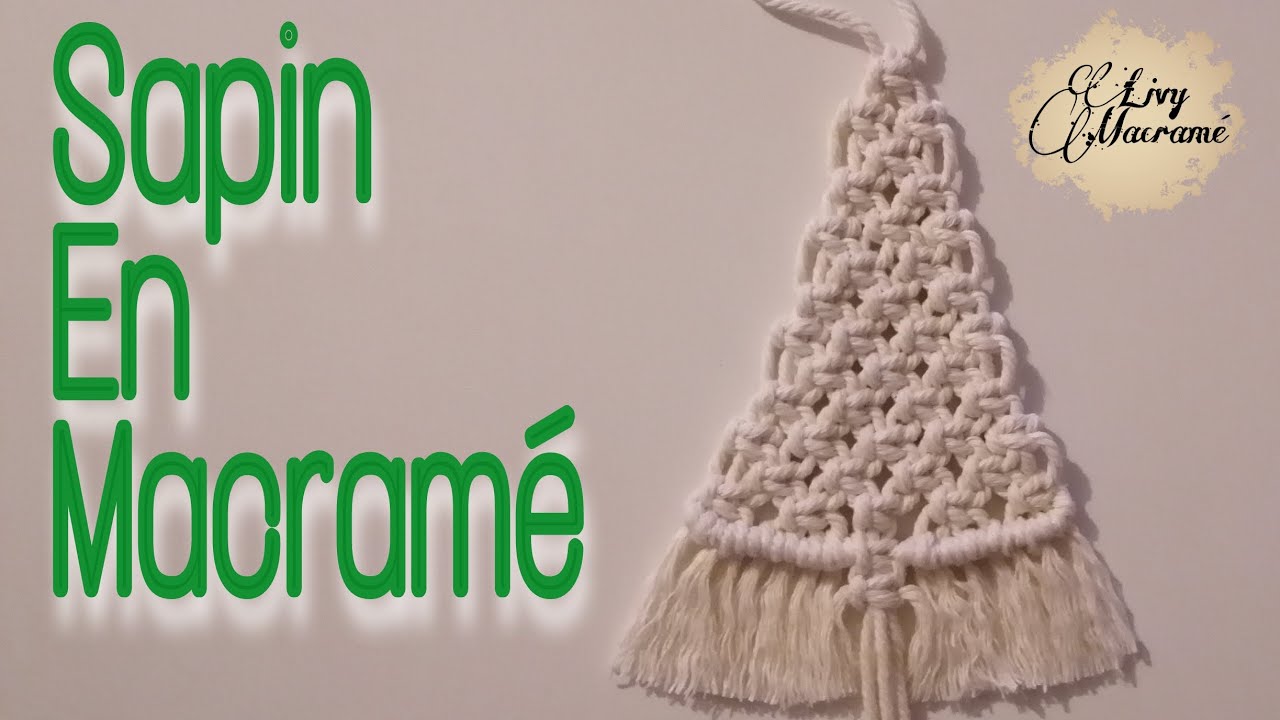 DIY sapin de noël en macramé #2 | Livy Macramé