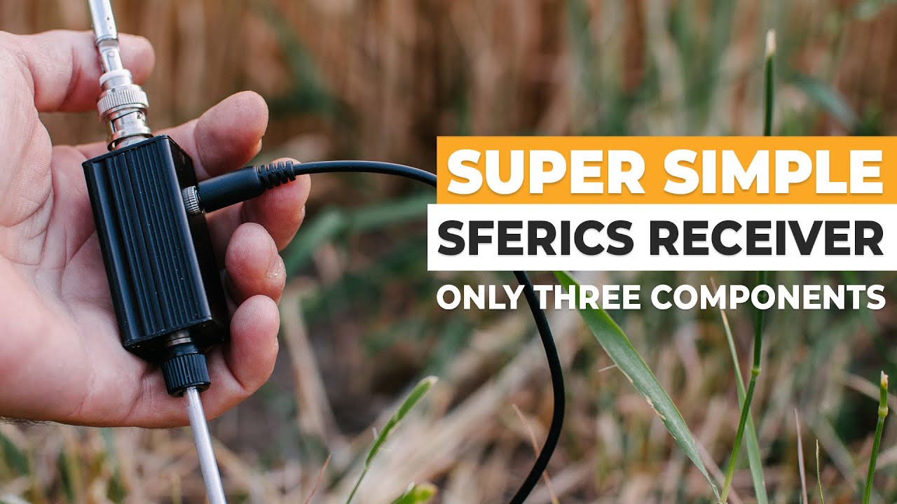 Super Simple VLF Receiver / Sferics Receiver - Only Three Components