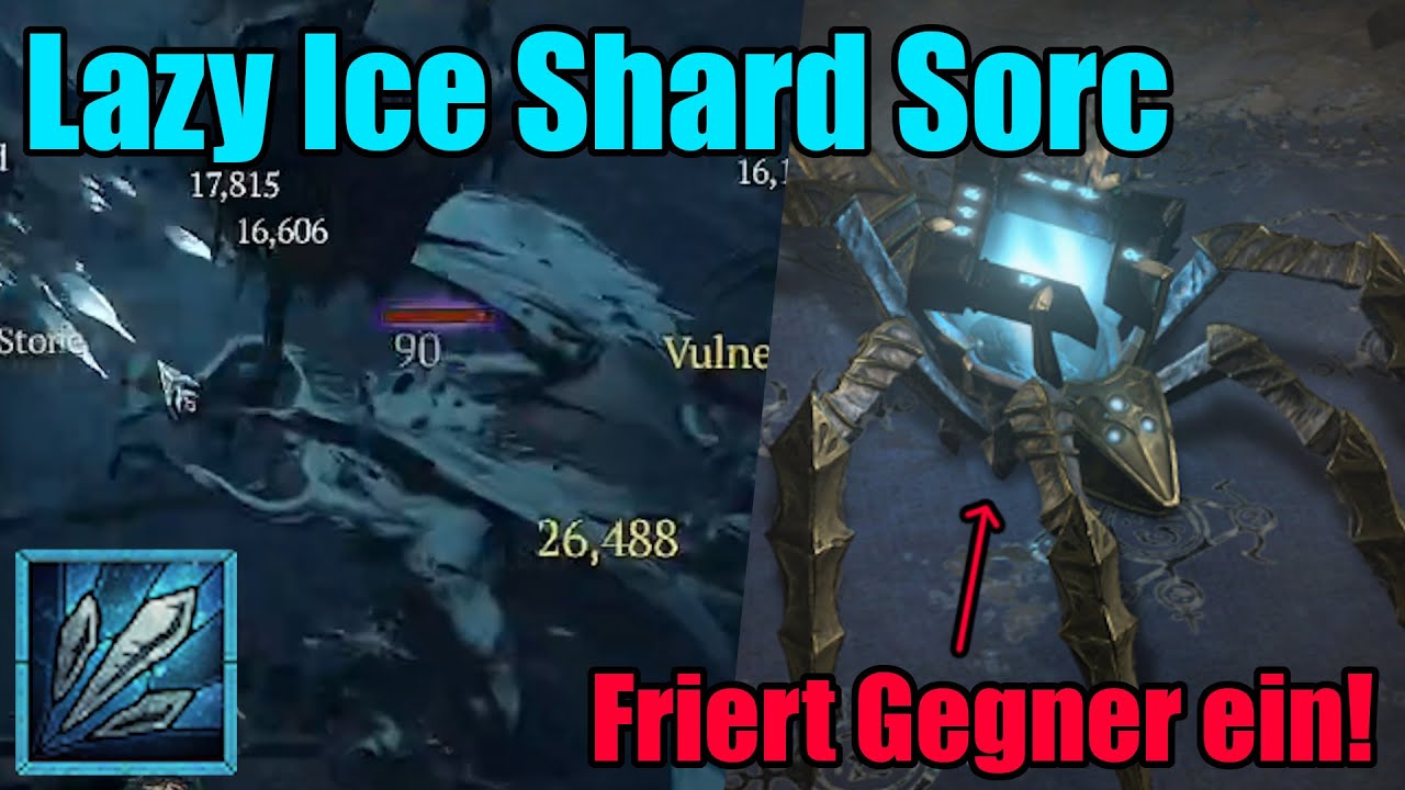 Diablo 4 | Season 3 | Lazy Ice Shard Sorc | Konstrukt friert ein!