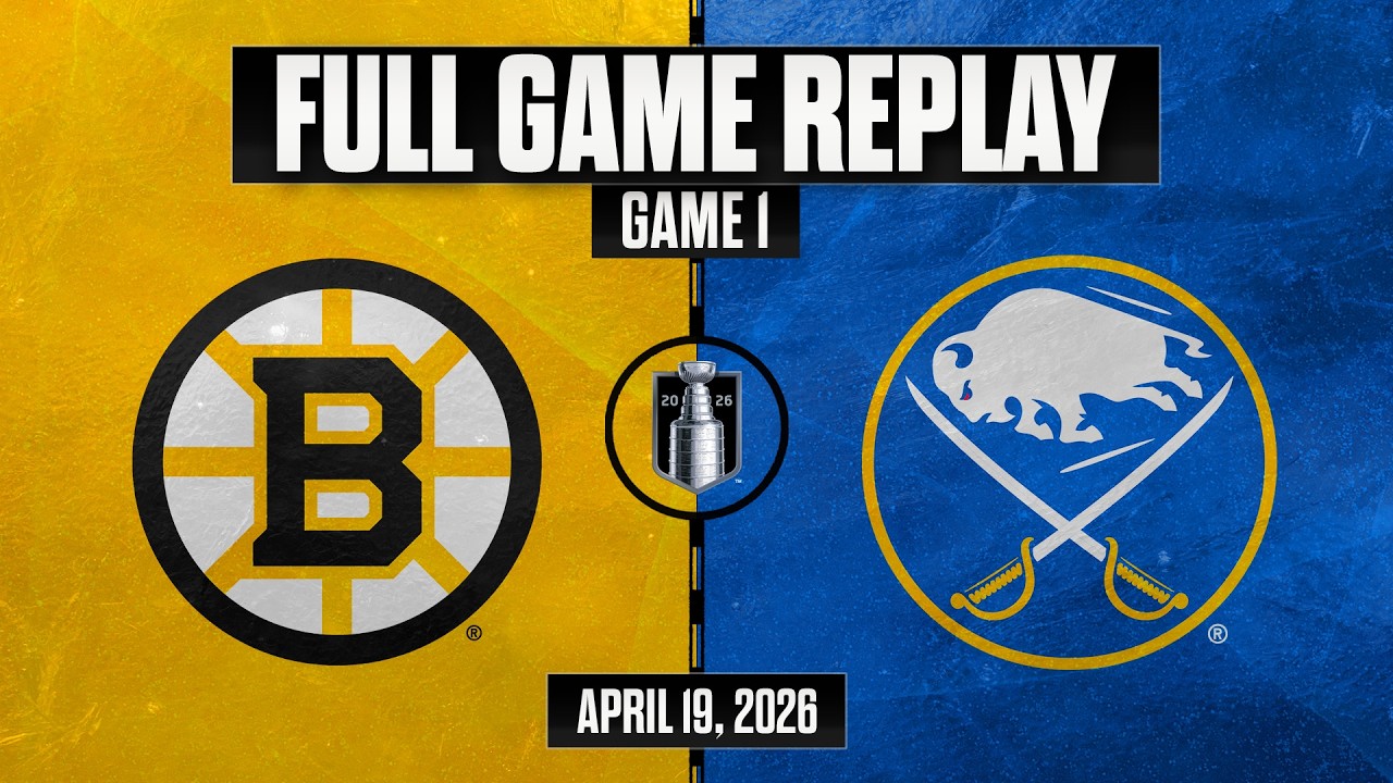 FULL GAME REPLAY: Playoffs RETURN to Buffalo | Bruins vs. Sabres | April 19, 2026