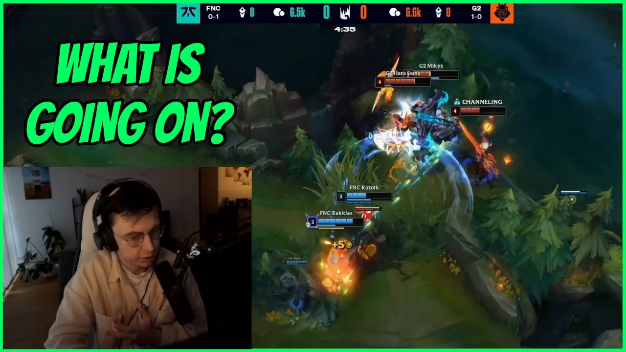 Caedrel Reacts To FNATIC's Incident VS G2