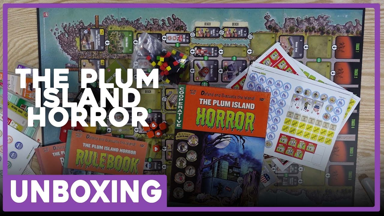 Unboxing | The Plum Island Horror | GMT Games | The Players' Aid