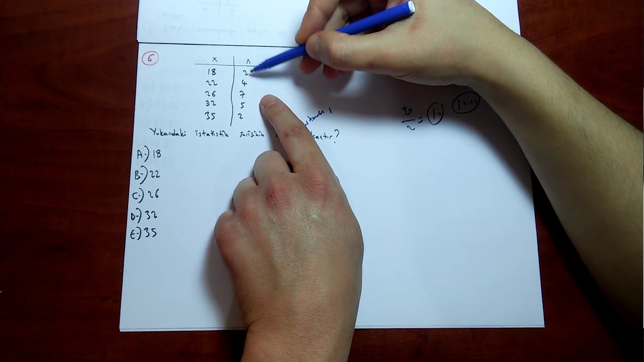 AÖF TIBBİ İSTATİSTİK 2015 DÖNEM SONU SINAVI 1. KISIM
