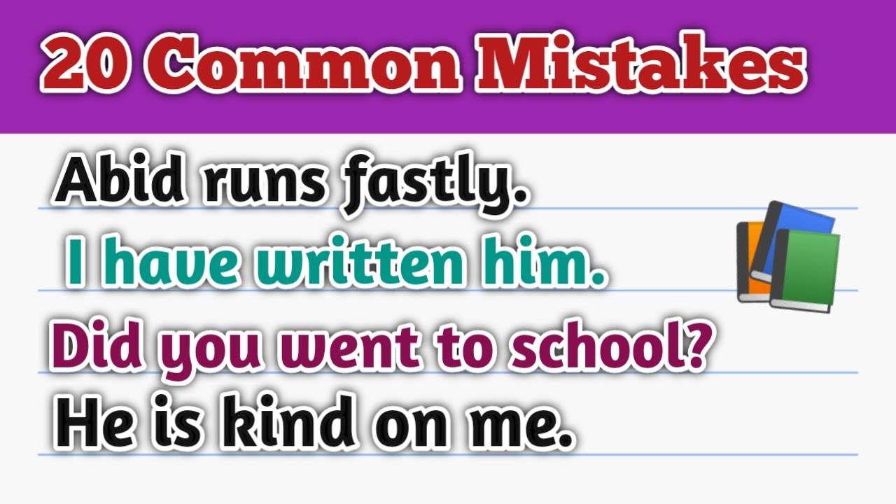 Common Mistakes in English  |Spotting Errors in English