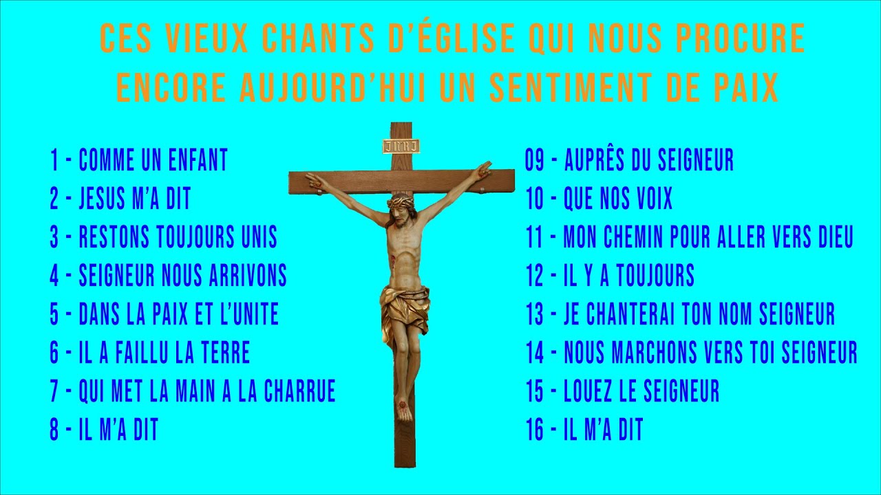 CHANT CHORAL / CES VIEUX CHANTS D'EGLISE QUI NOUS PROCURE ENCORE LA PAIX