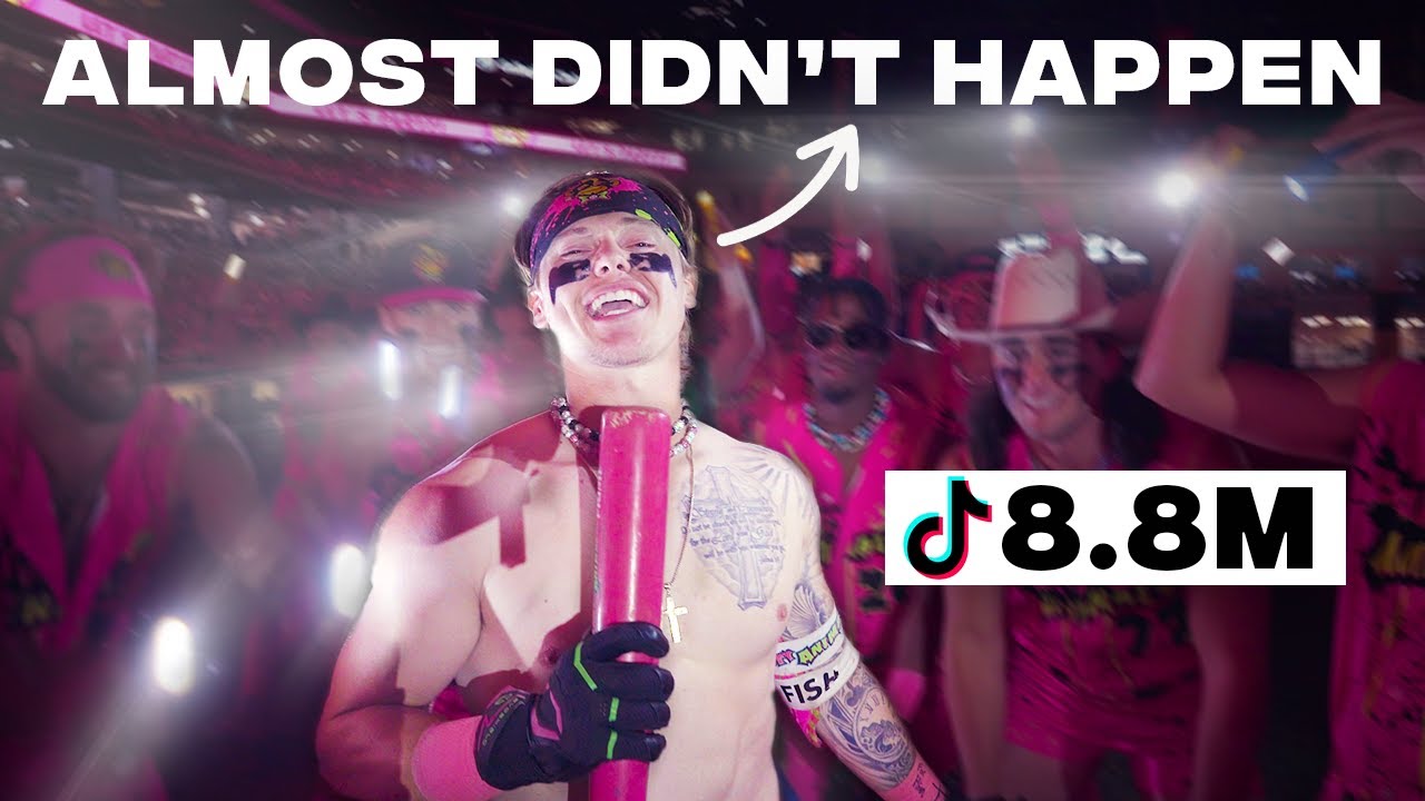 Noah Fisher’s Viral Celine Dion Walkup Was Almost RUINED by a Streaker