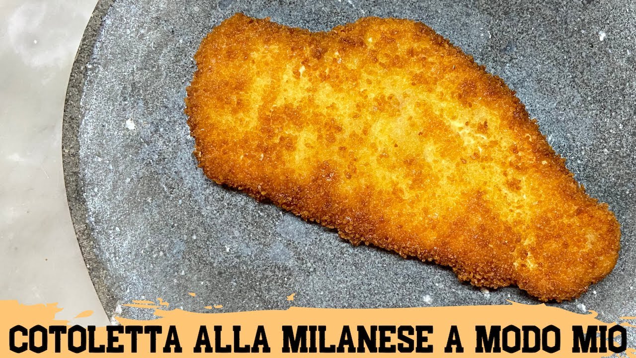 Cotoletta di pollo alla milanese perfetta! Croccante, salutare e saporita - Acquolina in Bocca