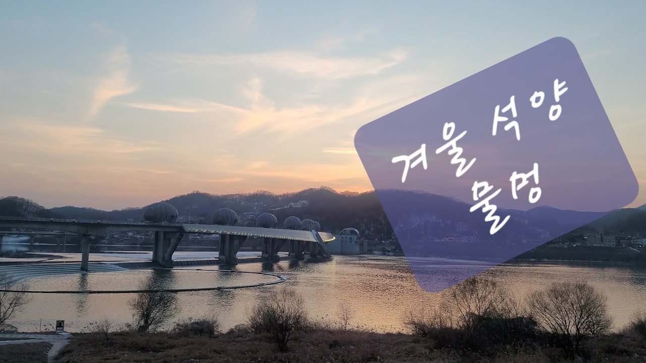 물멍 물멍 하다!! 