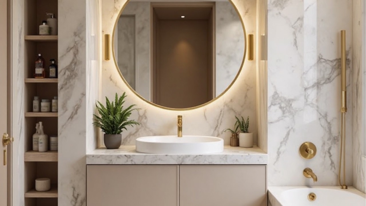 20+ Modern Bathroom Makeover Ideas: Small Space, Maximum Impact | Smart Design & Luxury Tips