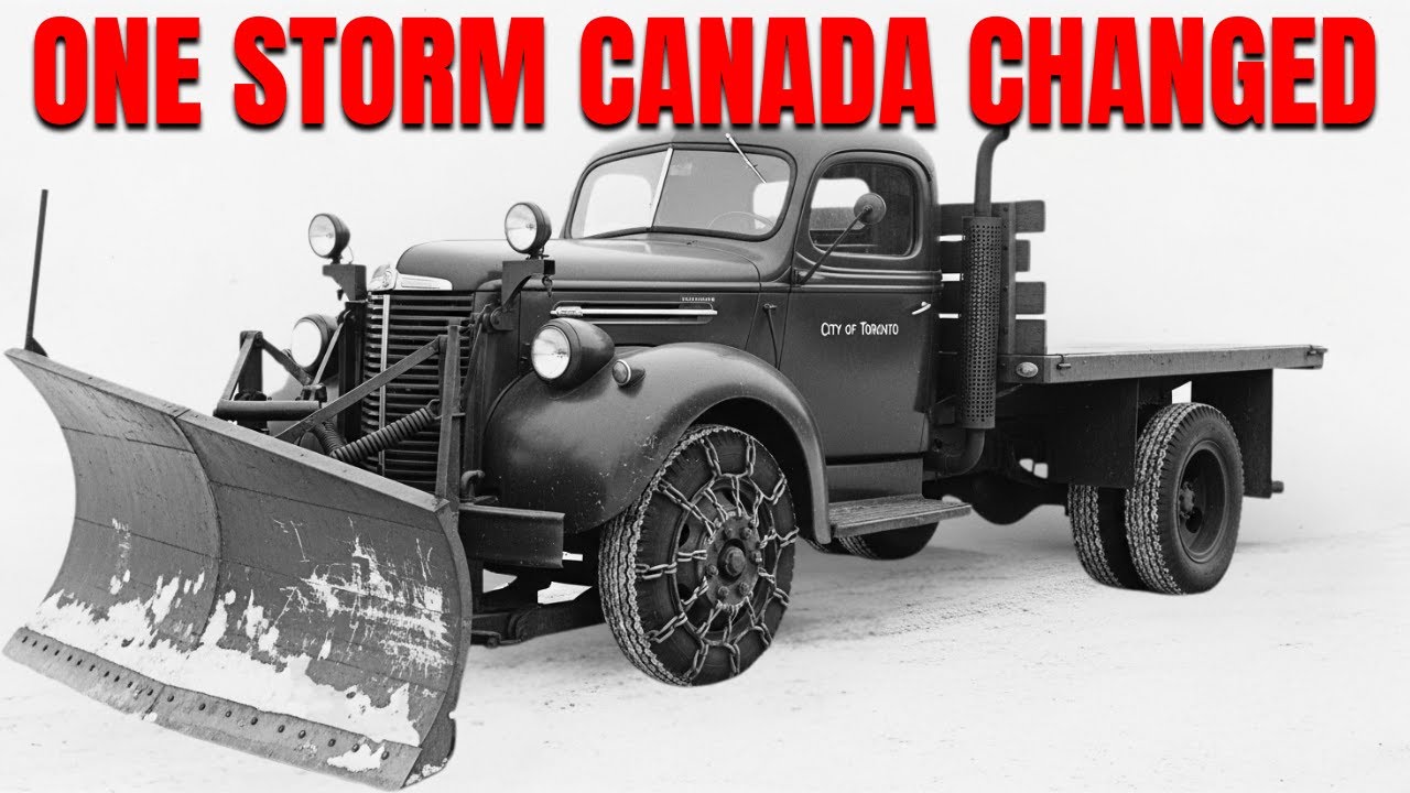 The Snowstorm That Ended a Mayor's Career - Toronto's 1944 Winter Disaster