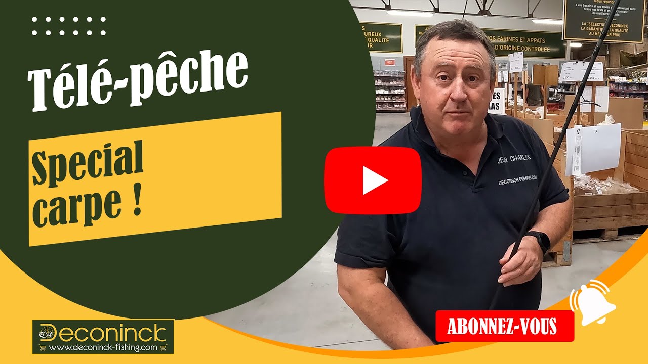 Télé-Pêche Spécial Carpe ! Canne, rodpod, détecteurs & arômes