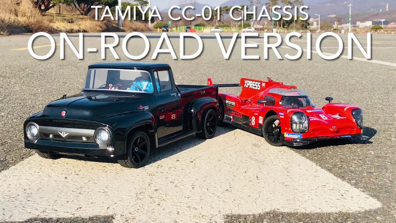 TAMIYA CC-01 ON-ROAD VERSION TRUCK for speed run