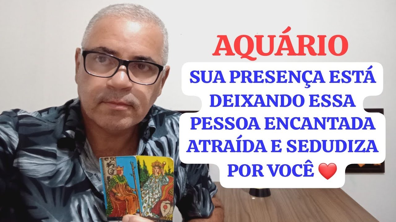 AQUÁRIO: SEU CHARME ESTÁ FAZENDO DE VOCÊ UMA PESSOA IRRESISTÍVEL ❤️