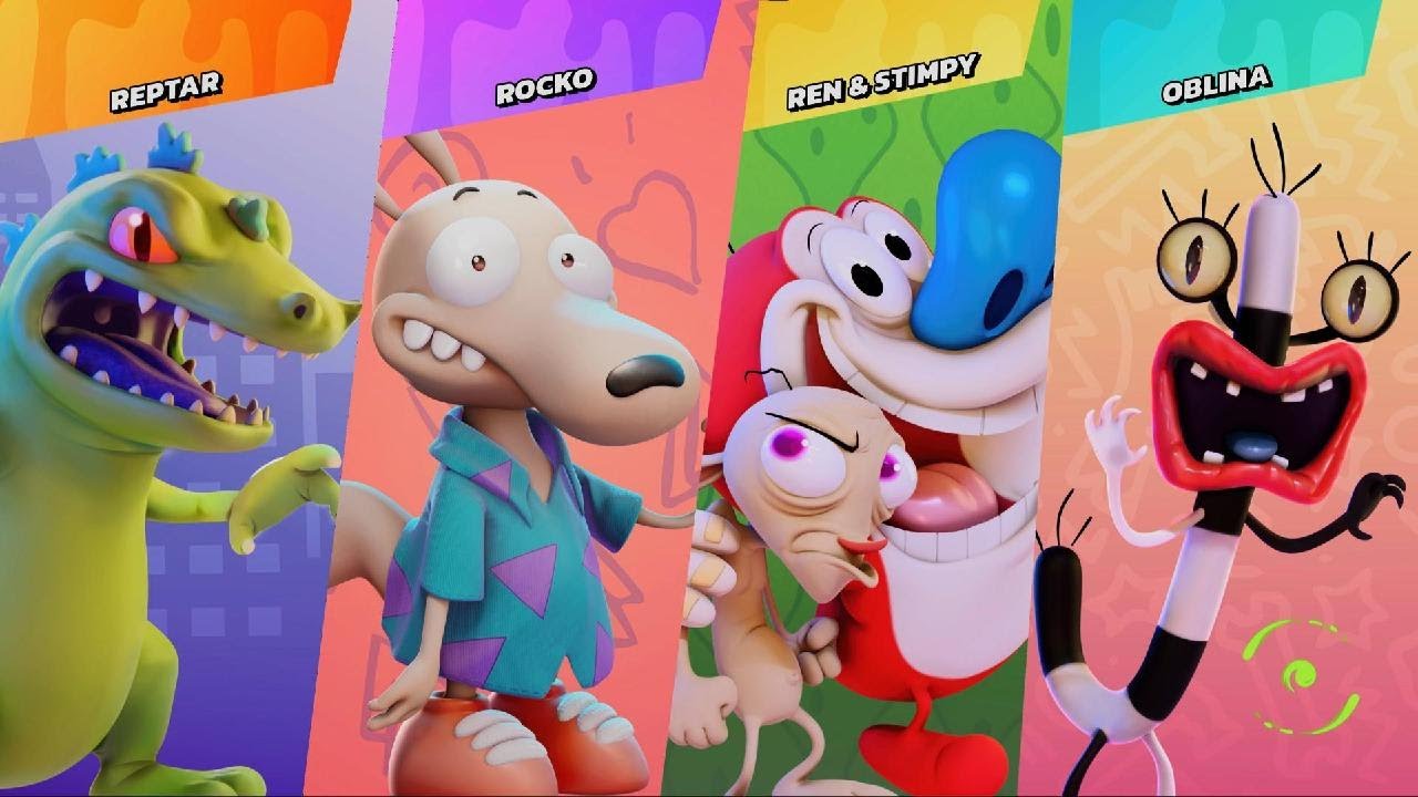 Nickelodeon All-Star Brawl: Reptar vs Rocko, Ren & Stimpy, Oblina