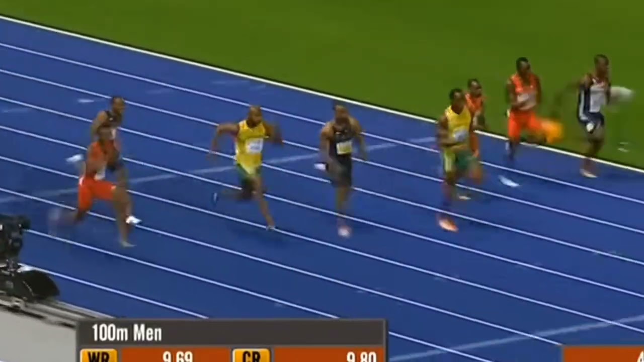 Usain Bolt's World Record  || 100 Meter in 9.58 Second     