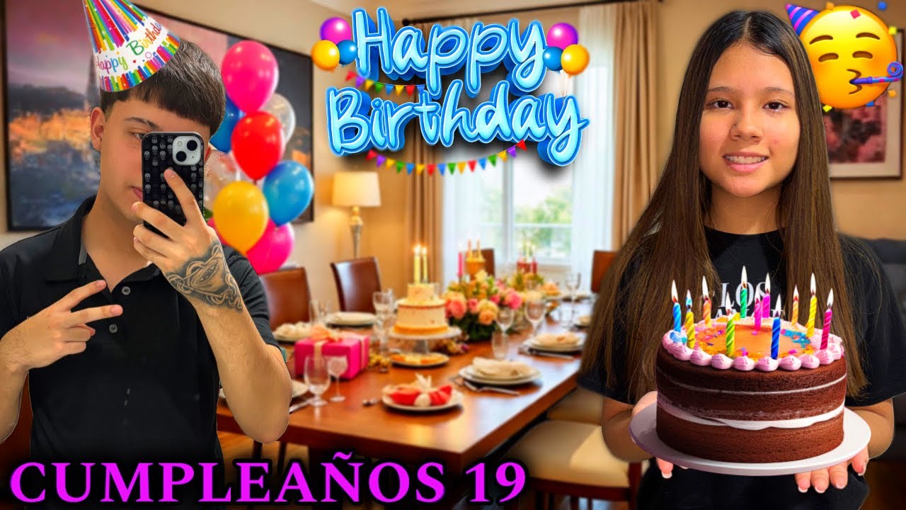 FESTEJO DE MI CUMPLEAÑOS 19 🥳 ASI LA PASAMOS