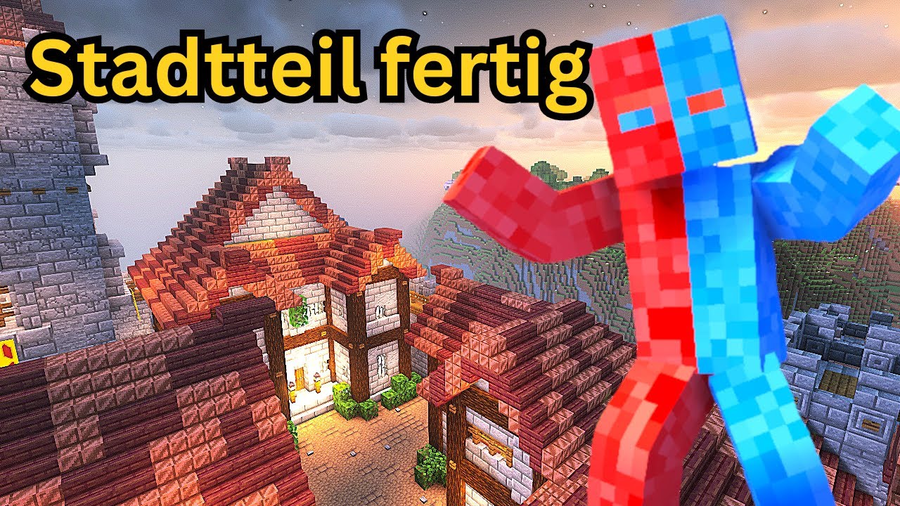 Mein erster STADTTEIL ist fertig !!! Minecraft Survival