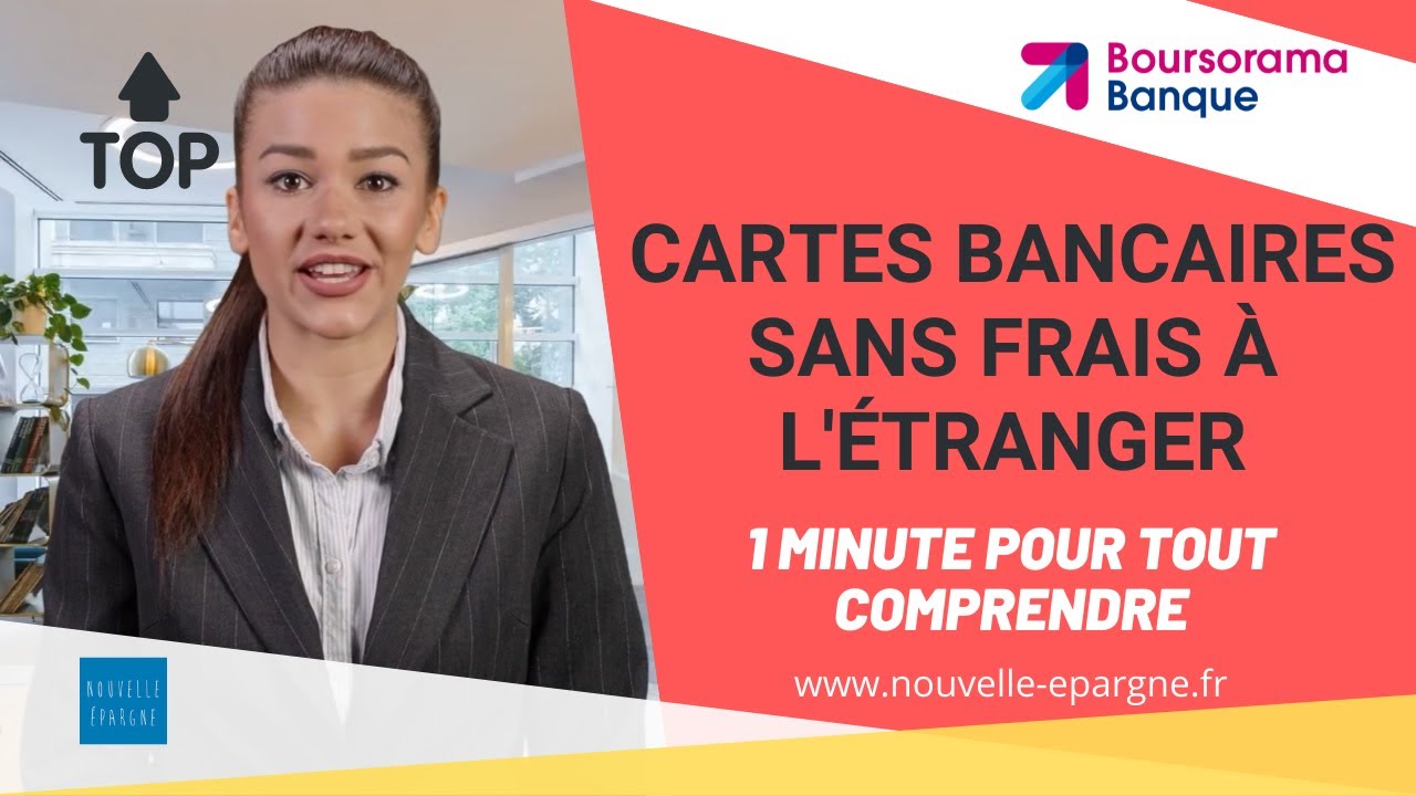 1 MINUTE POUR COMPRENDRE #5 : TOP 3 des meilleures cartes bancaires sans frais l'étranger 💳