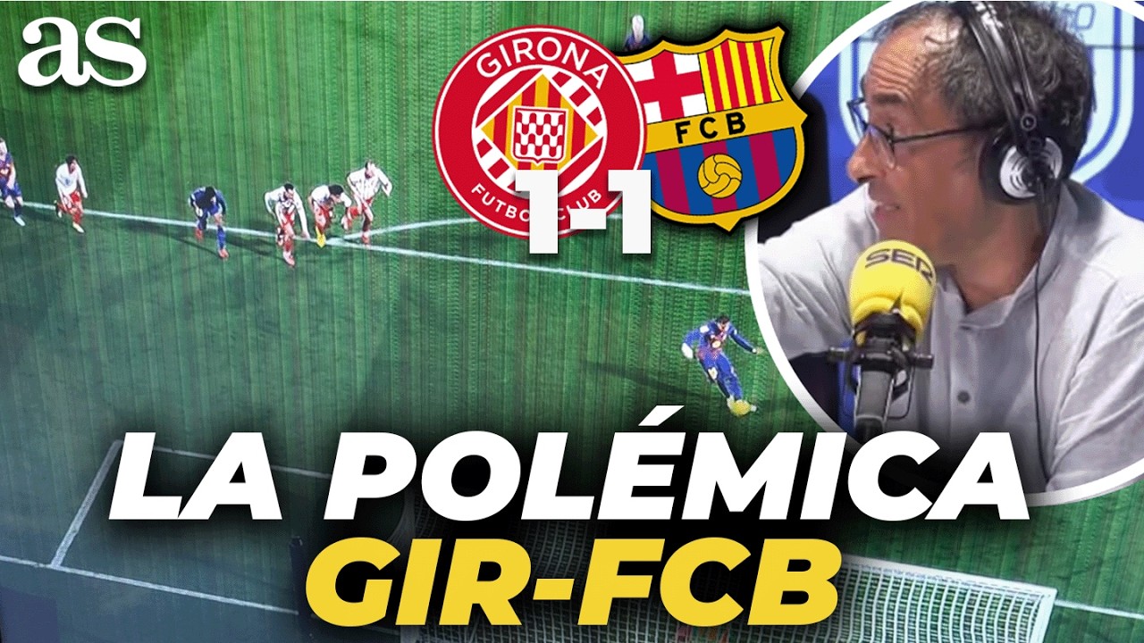 La POL&Eacute;MICA del GIRONA - BAR&Ccedil;A: el PENALTI de LAMINE YAMAL se tuvo que haber repetido