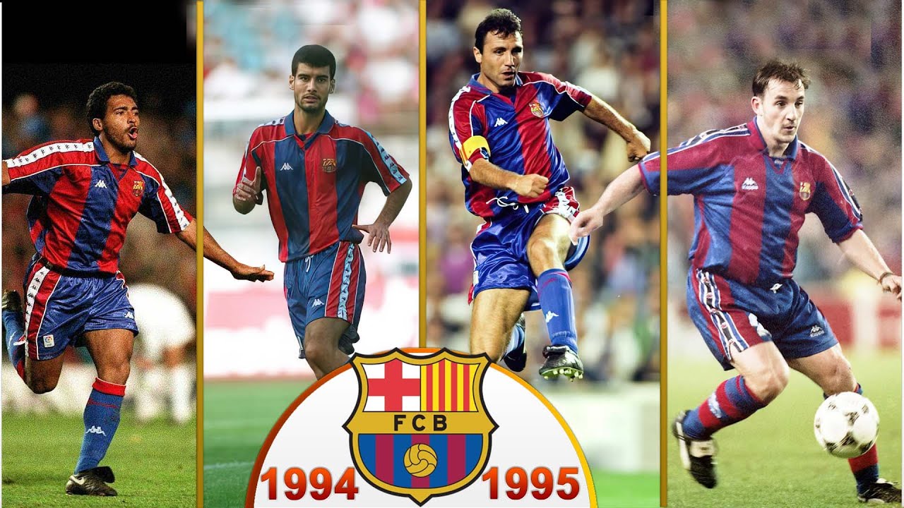Squad FC Barcelona season 1994 - 95 | Then and Now