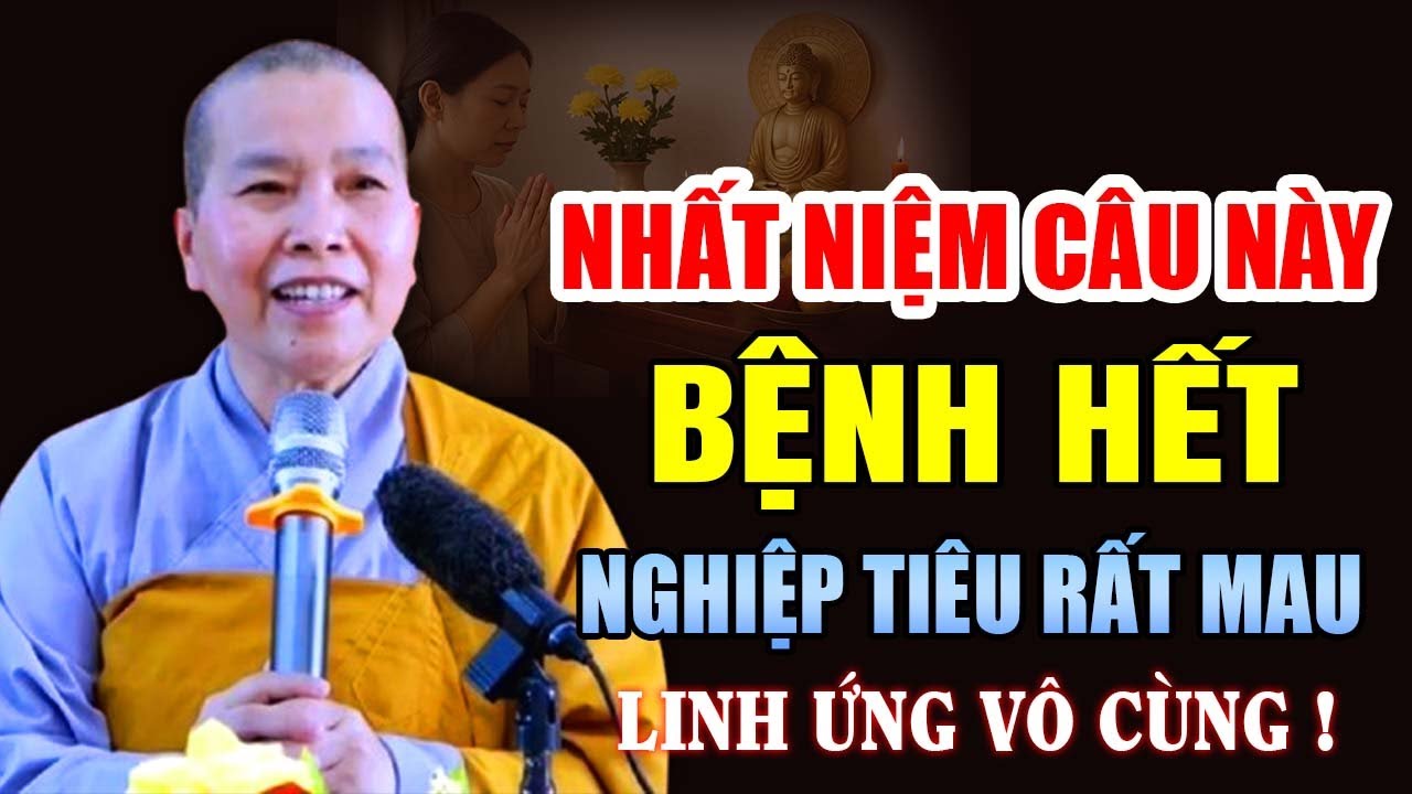 NHẤT TÂM NIỆM CÂU NÀY BỆNH HẾT , NGHIỆP TIÊU RẤT NHANH LINH ỨNG VÔ CÙNG | Ni Sư Thích Nữ Như Lan