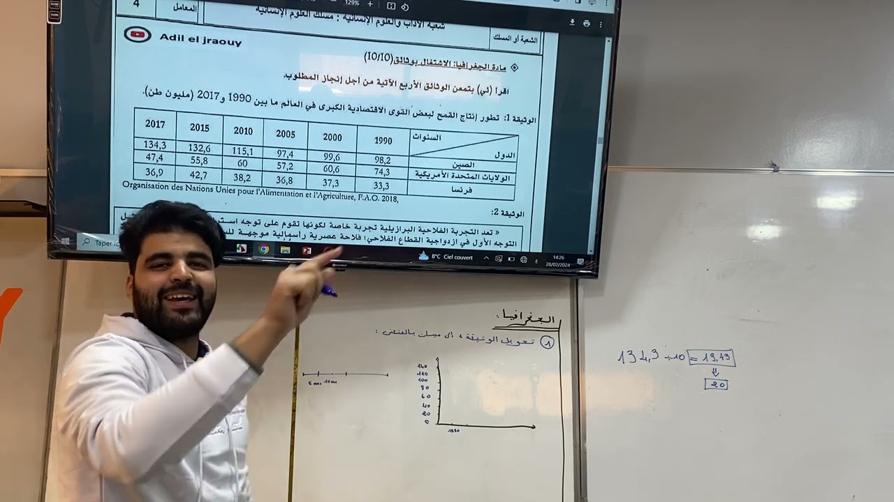 الاشتغال على الوثائق في الجغرافيا
