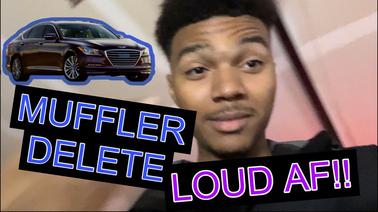 I STRAIGHT PIPED MY 5.0 V8 GENESIS !!