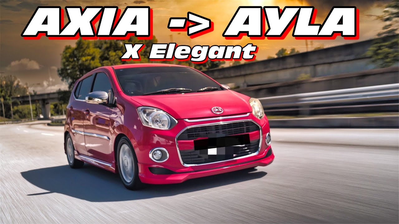 Perodua Axia Convert Daihatsu Ayla X Elegant