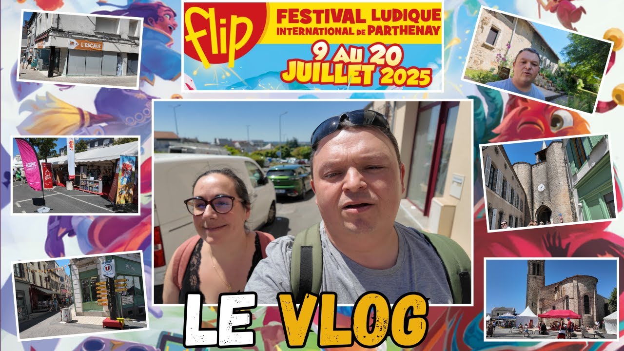 Festival du jeu de Parthenay FLIP 2025 : Le Vlog