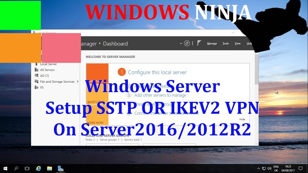 Windows Server 2016 &mdash; настройка SSTP или IKEV2 VPN на сервере