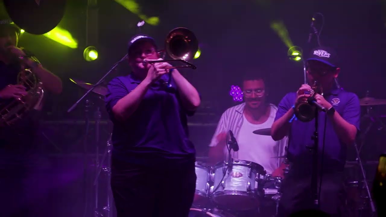 Eggy - Man Smart (Woman Smarter) live feat. the Marching Ravens at WTMD's First Thursday Festival