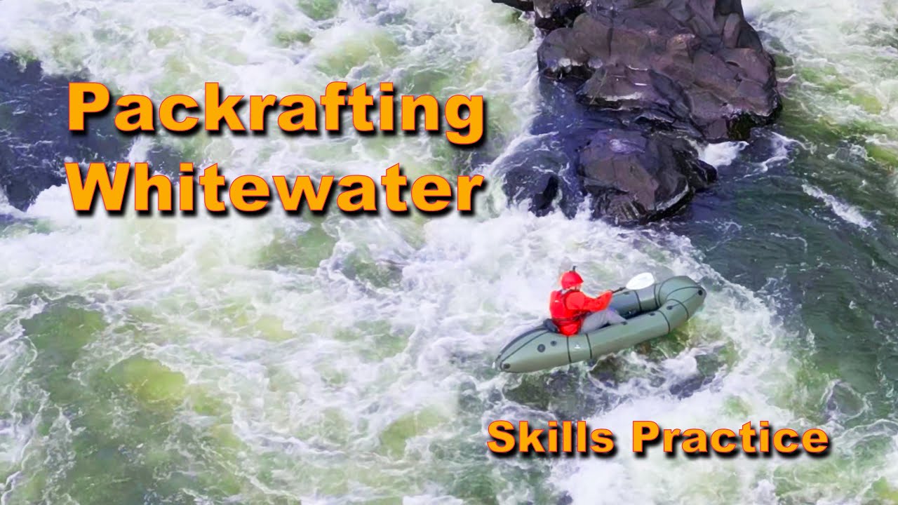 Solo Packrafting Whitewater Skills Practice - Alpacka Ranger at Jackadgery Mann River Level 1.5m