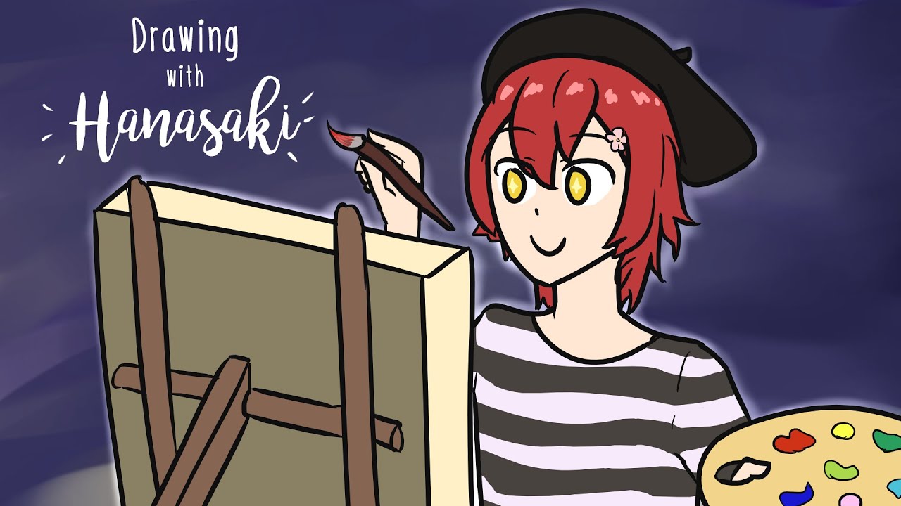 Drawing with Hanasaki [Holostars / Hanasaki Miyabi]