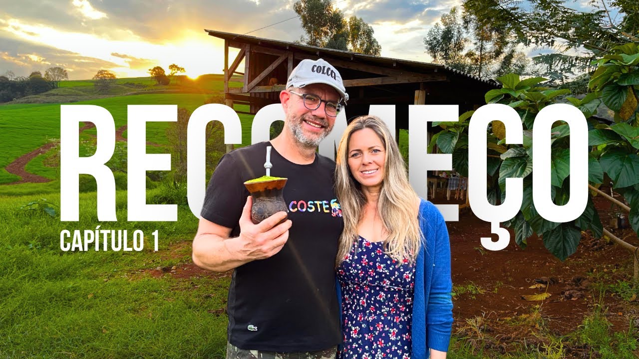 Tour Construindo Nossa Casa GALPÃO | Recomeço | Móveis Antigos | Flores -Temporada 01 Capítulo 01