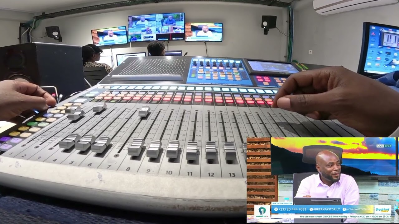 Sound Engineering live TV show (Breakfast Daily) on Channel One Tv