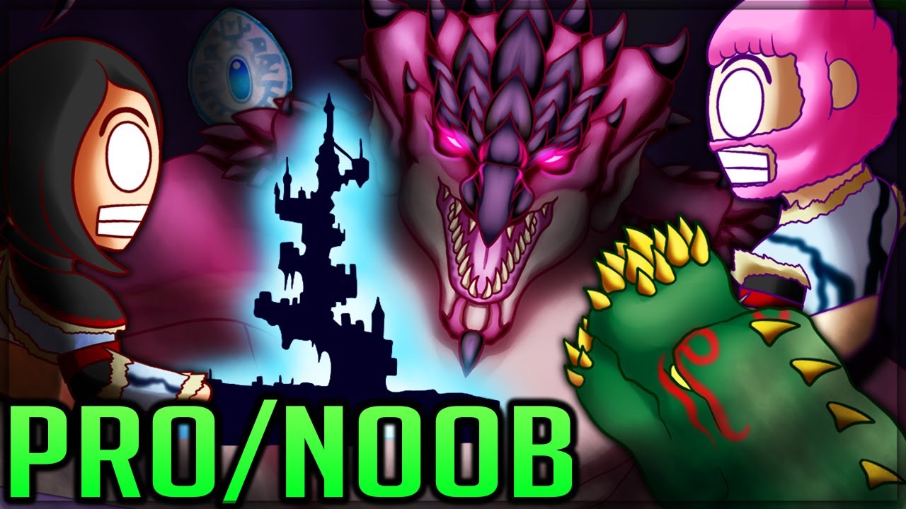 THE TOWER OF ILLUSION IS PAIN - Pro and Noob VS Monster Hunter Stories! #monsterhunterstories