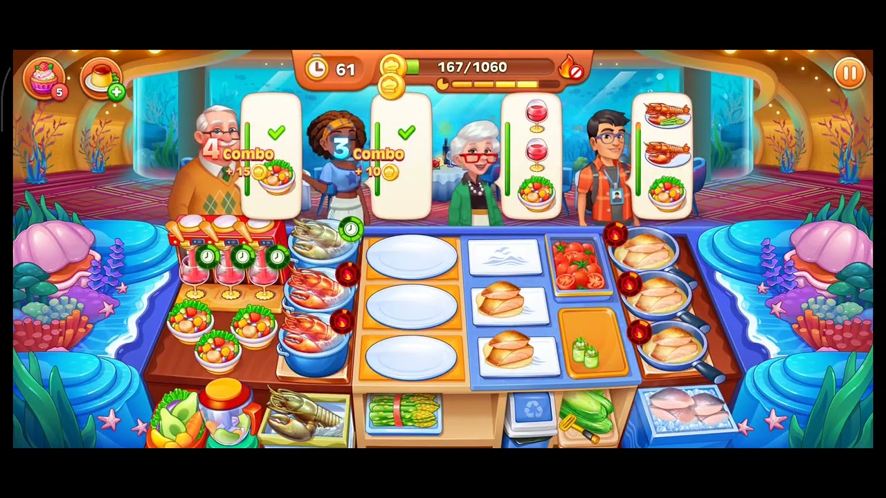 Cooking Madness from 66 2 & 68 2 to 69 2