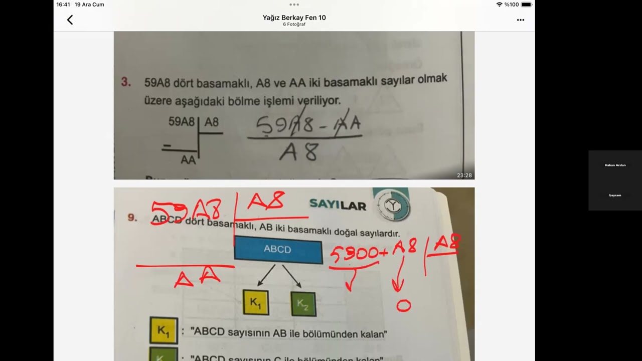BÖLÜNEBİLME EBOB EKOK 10. SINIF YENİ MÜFREDAT 2026