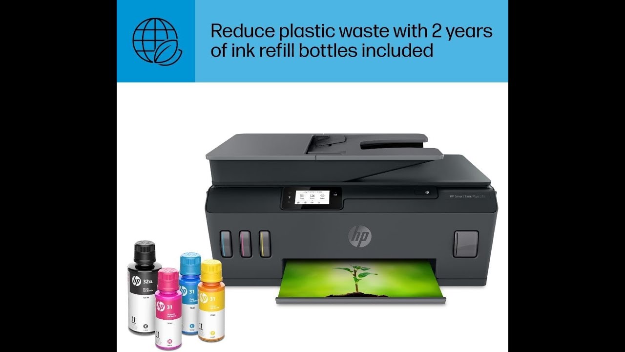 HP Smart Tank Plus 570 Review: 2 Years Ink Included & Wireless All-in-One Printer