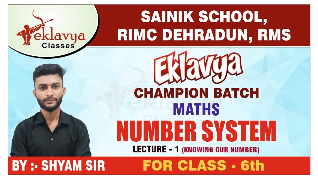 MATHS - NUMBER SYSTEMS 1 | EKLAVYA CLASES