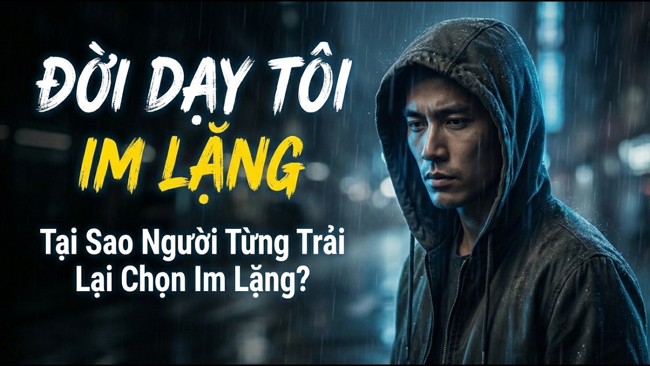ĐỜI DẠY TÔI IM LẶNG | Nghe Xong Mới Hiểu: Im Lặng Là Cách Trưởng Thành Đau Nhất