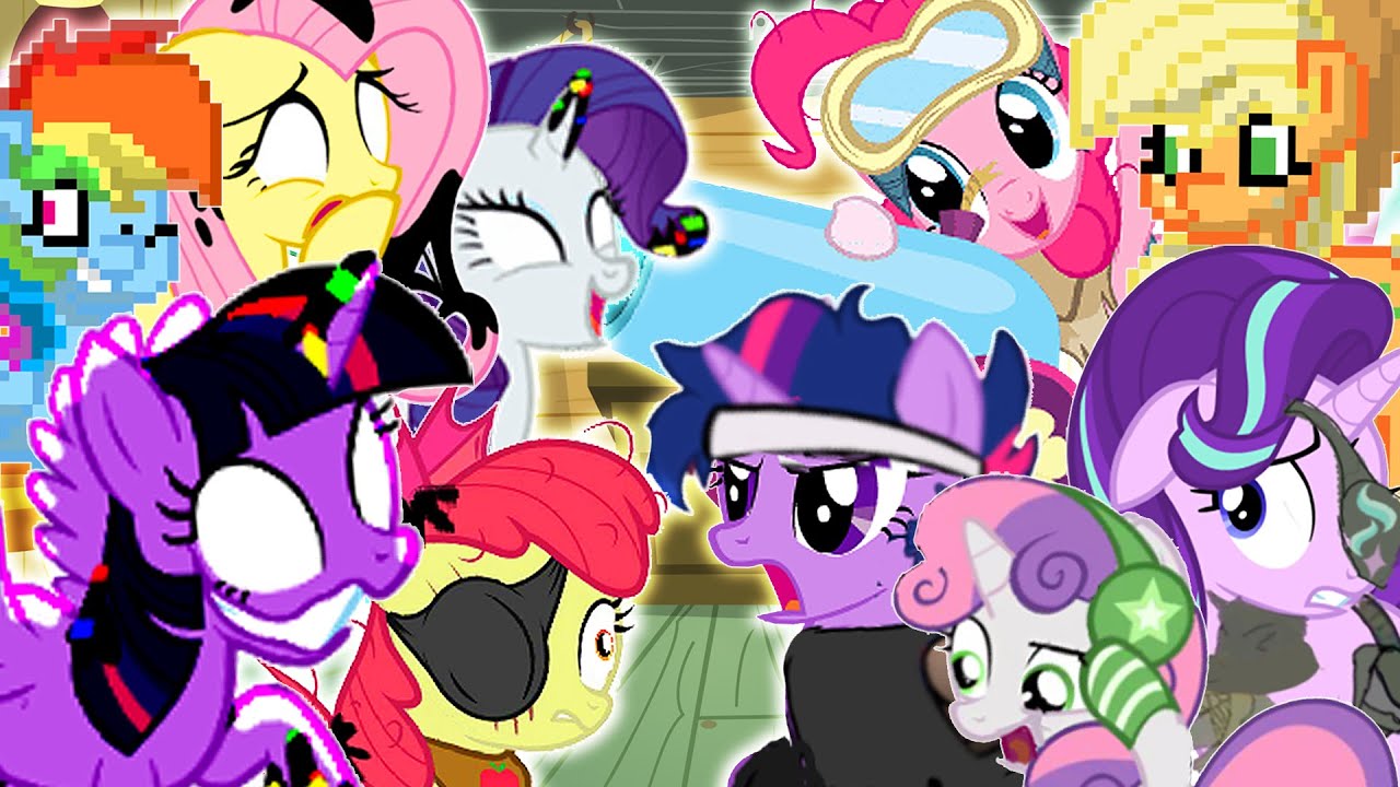 Friday Night Funkin Vs My Little Pony | My Amazing Happiness, Ticking Twilight, PonyTown (MLP Pibby)