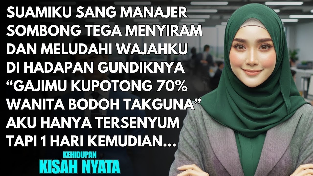 SUAMIKU SANG MANAJER SOMBONG MENYIRAM DAN MELUDAHIKU DIDEPAN GUNDIKNYA - KUBALAS 1 HARI KEMUDIAN...