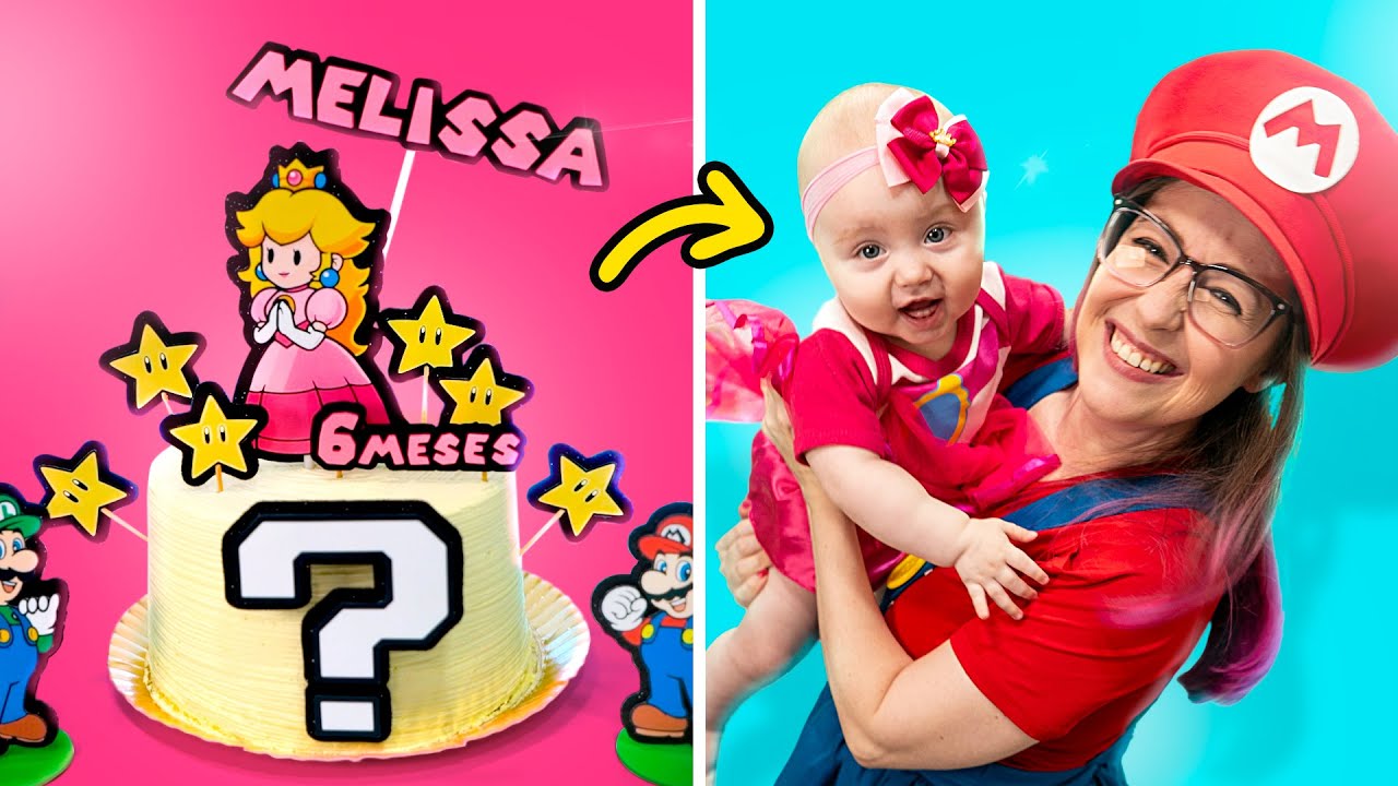 FESTA SUPER MARIO E PRINCESA PEACH ⭐ Como Fazer uma Festa Linda Gastando Pouco