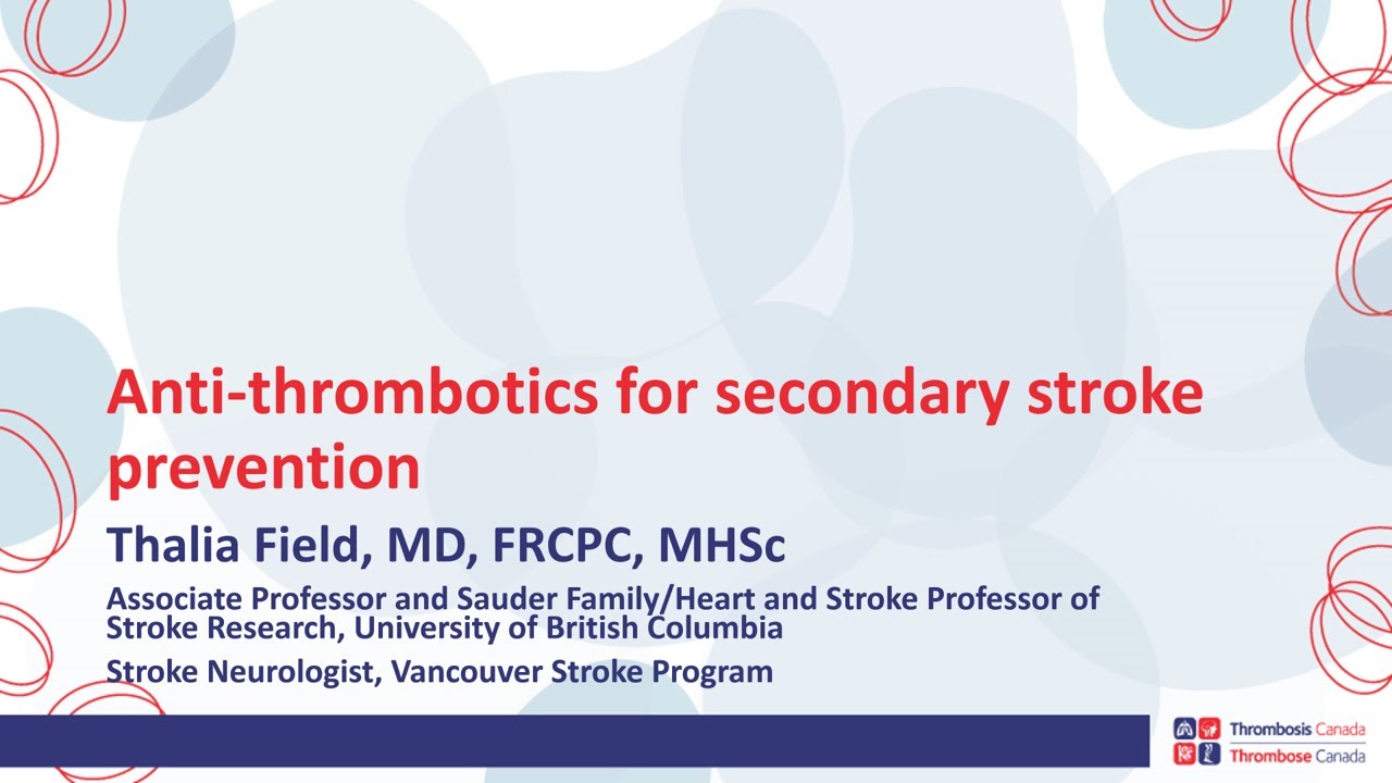 Antithrombotics and Stroke